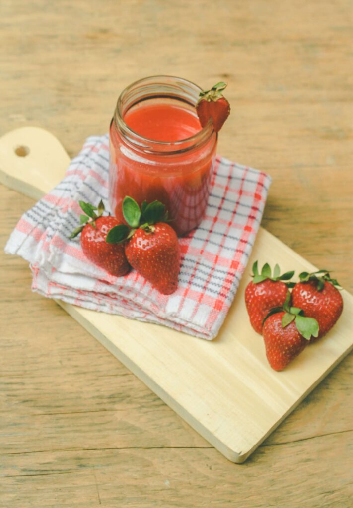 strawberry sauce for strawberry latte