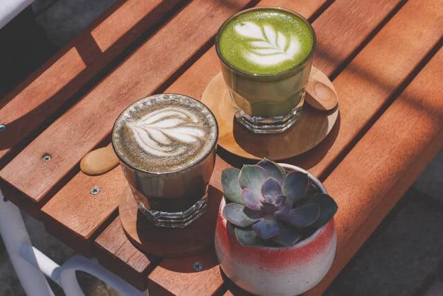 Black Sesame Matcha Latte Vs. Black Sesame Latte