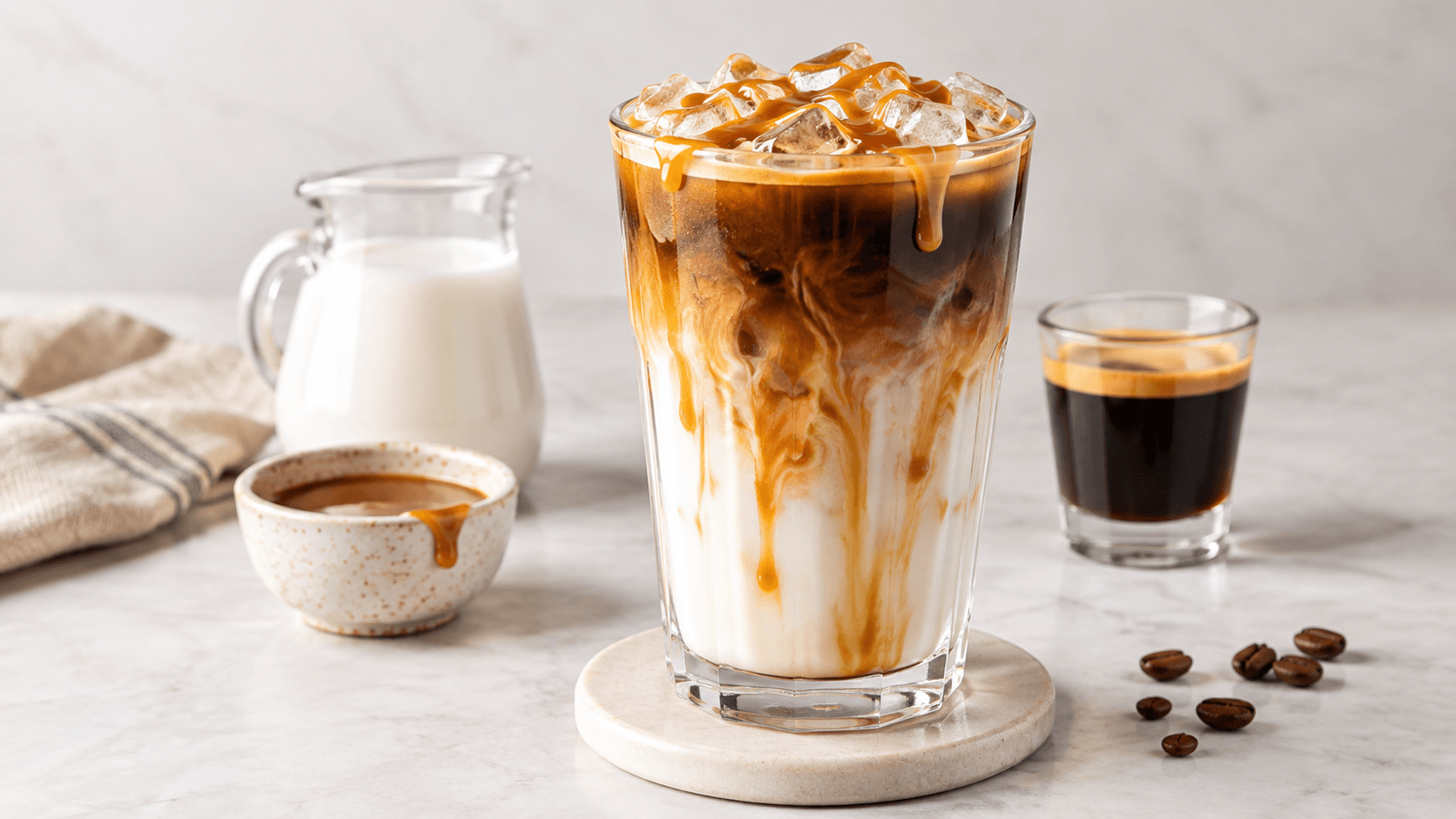 How to Make Iced Caramel Macchiato at Home (Better Than the Coffee Shop)