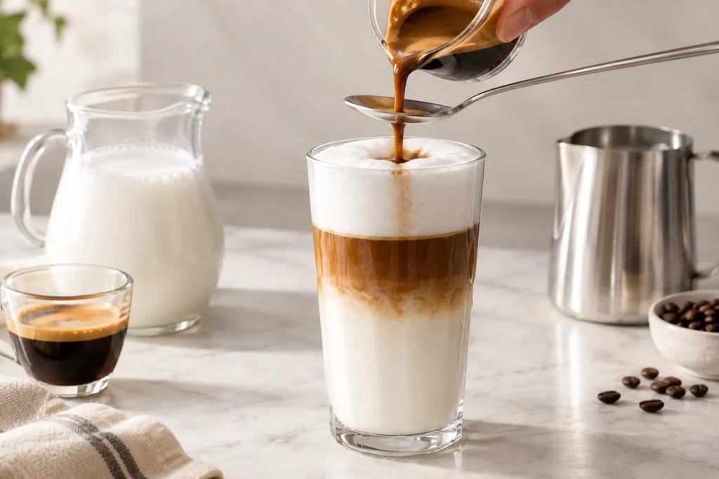 Make a Latte Macchiato at Home
